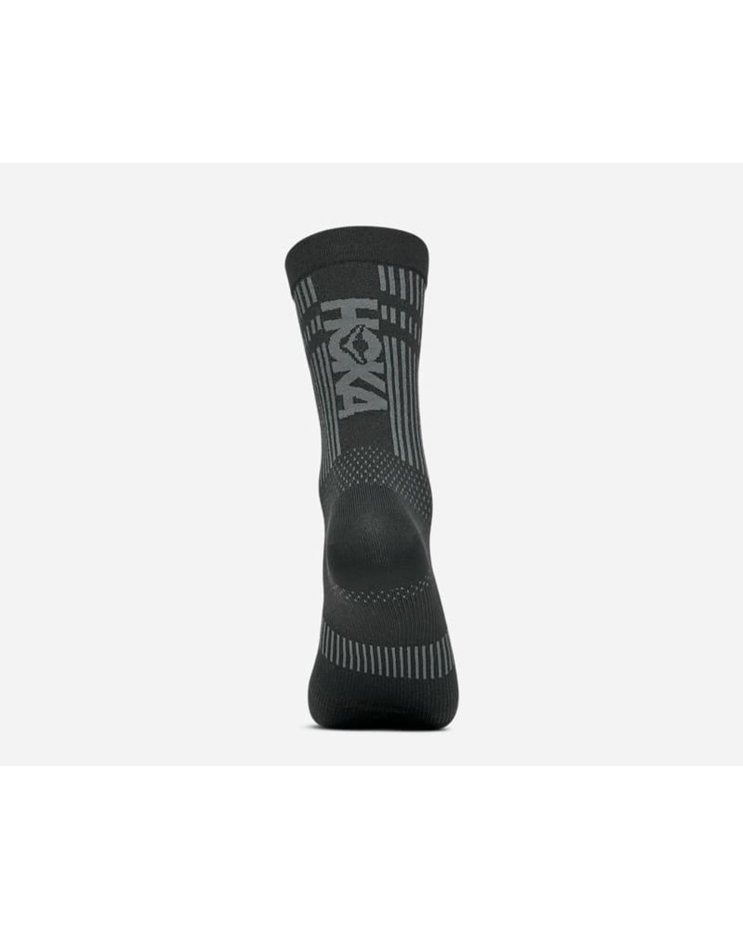 Hoka One One Black Trail Run Crew Sock