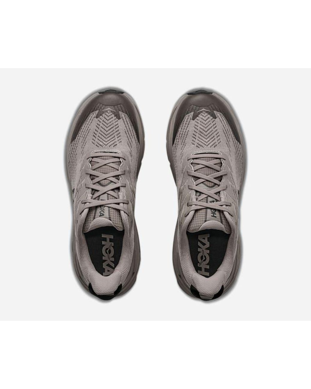 Hoka One One Gray Challenger 8 Gore-tex Trail Shoes for men
