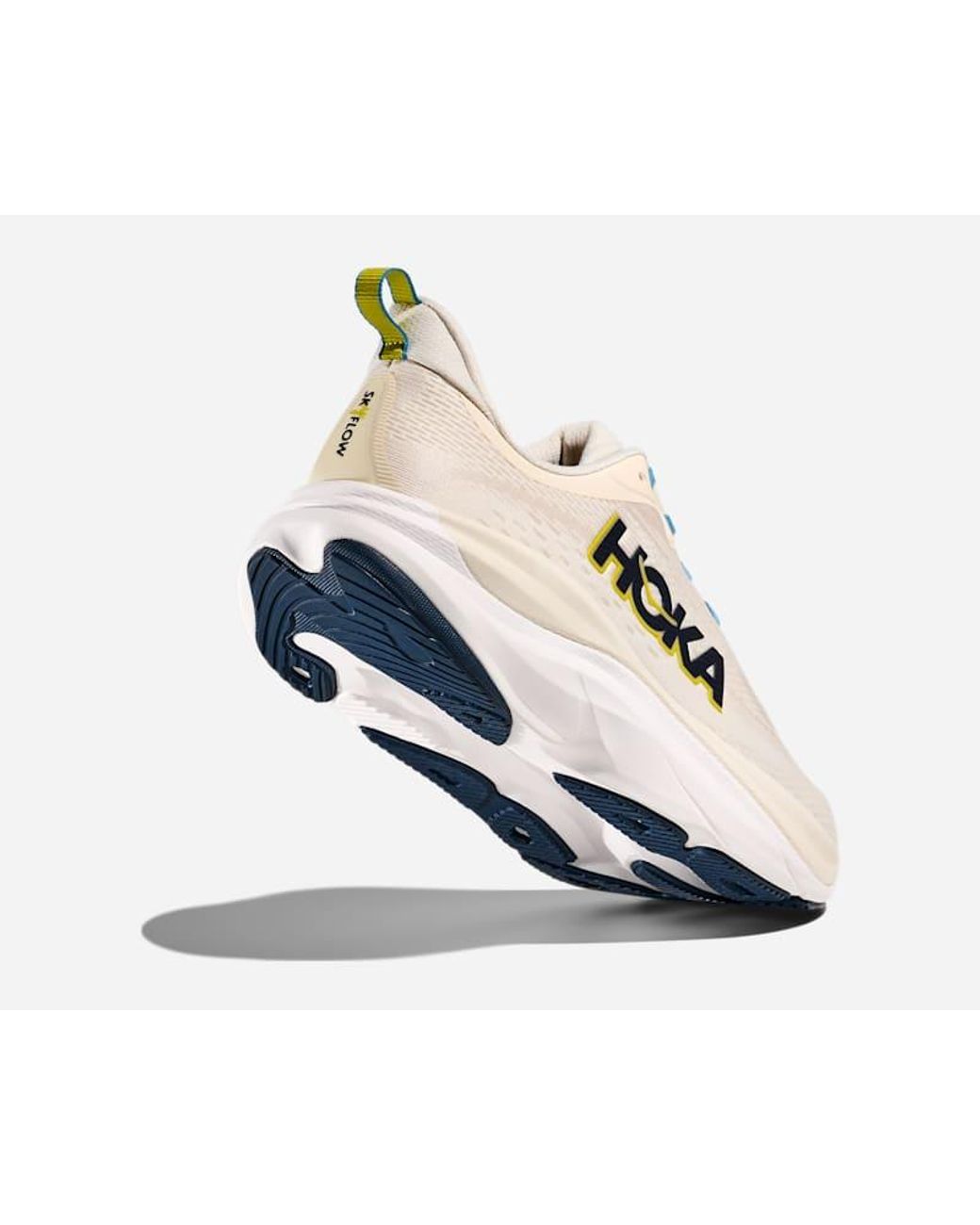 Hoka One One White Skyflow Road Running Shoes for men