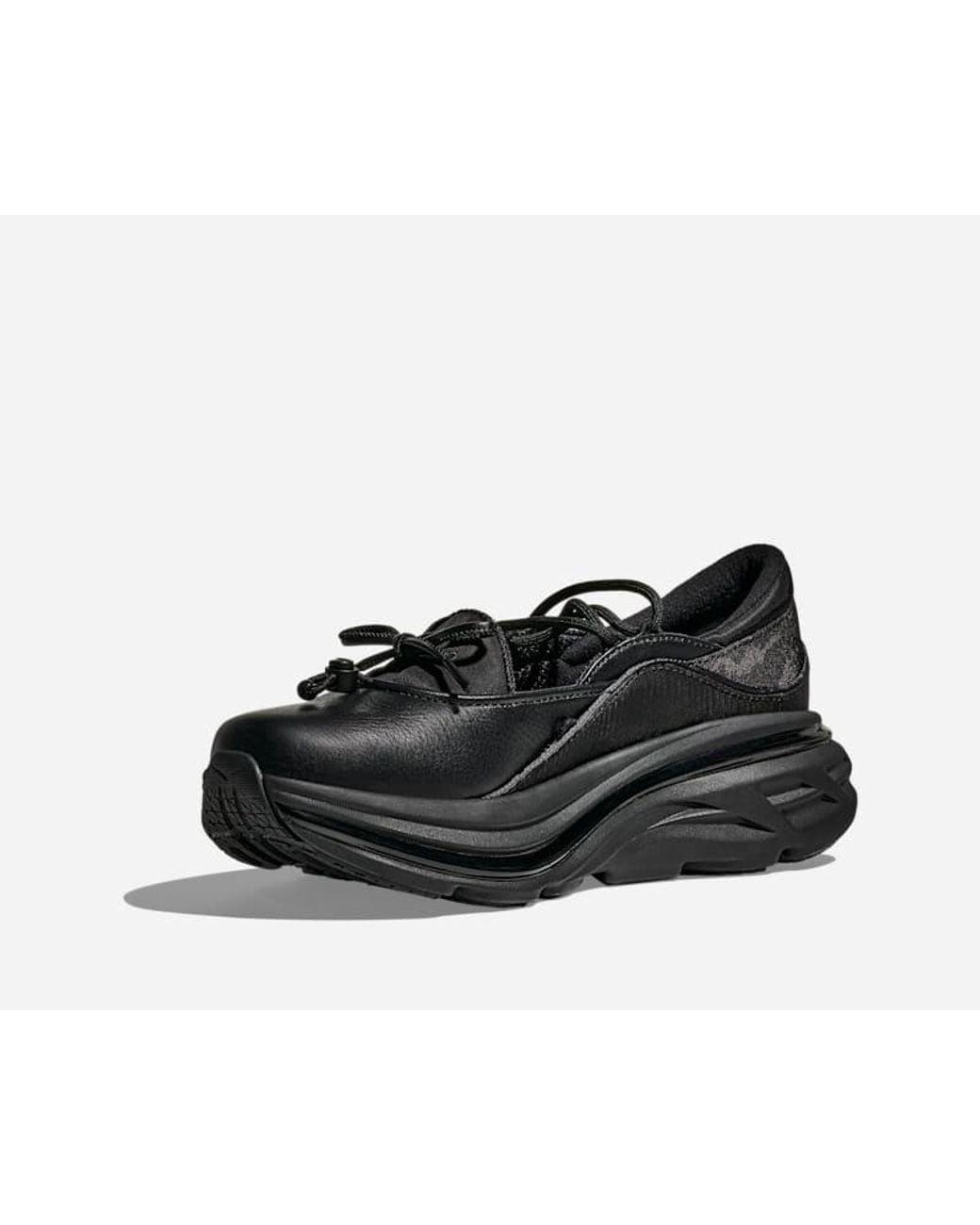 Hoka One One Black Bondi Mary Jane Lifestyle Shoes