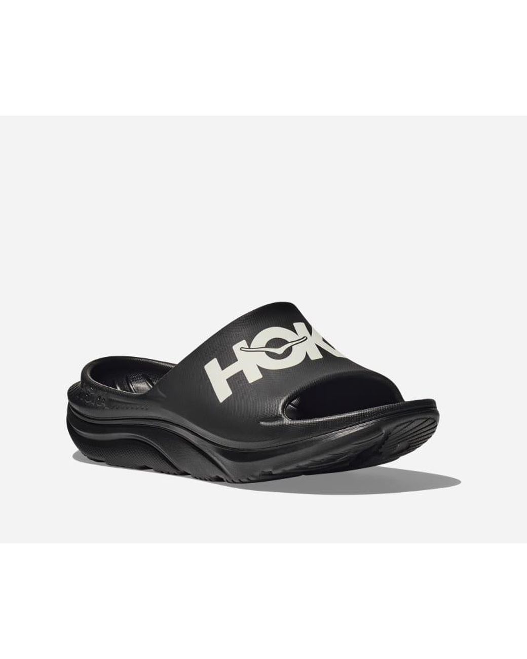 Hoka One One Black Ora Athletic Slide