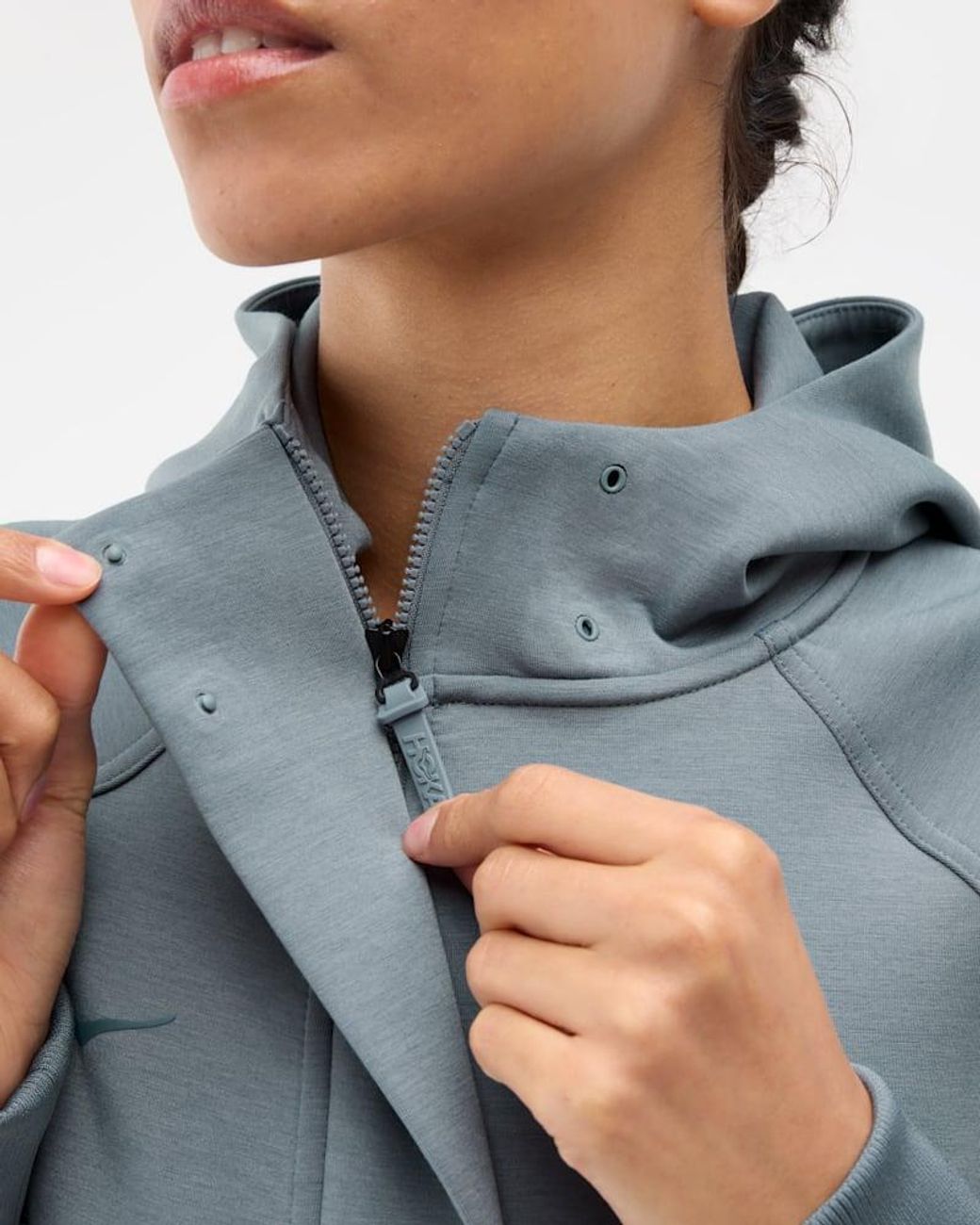 Hoka One One Blue Essential Recovery Hoodie