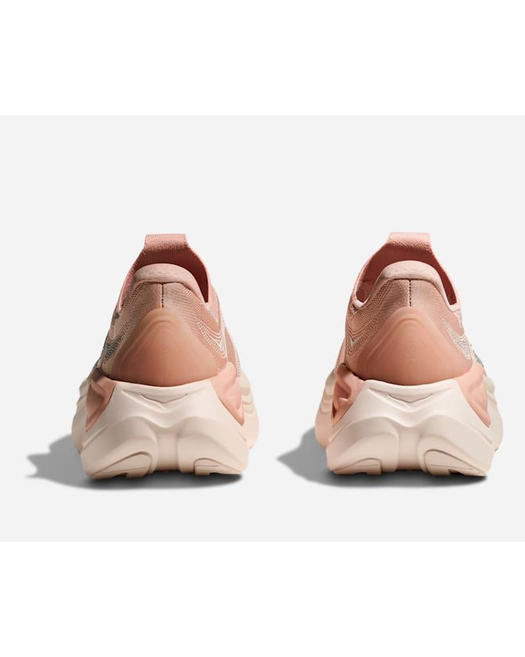 Hoka One One Pink Skyward Laceless Recovery Shoes