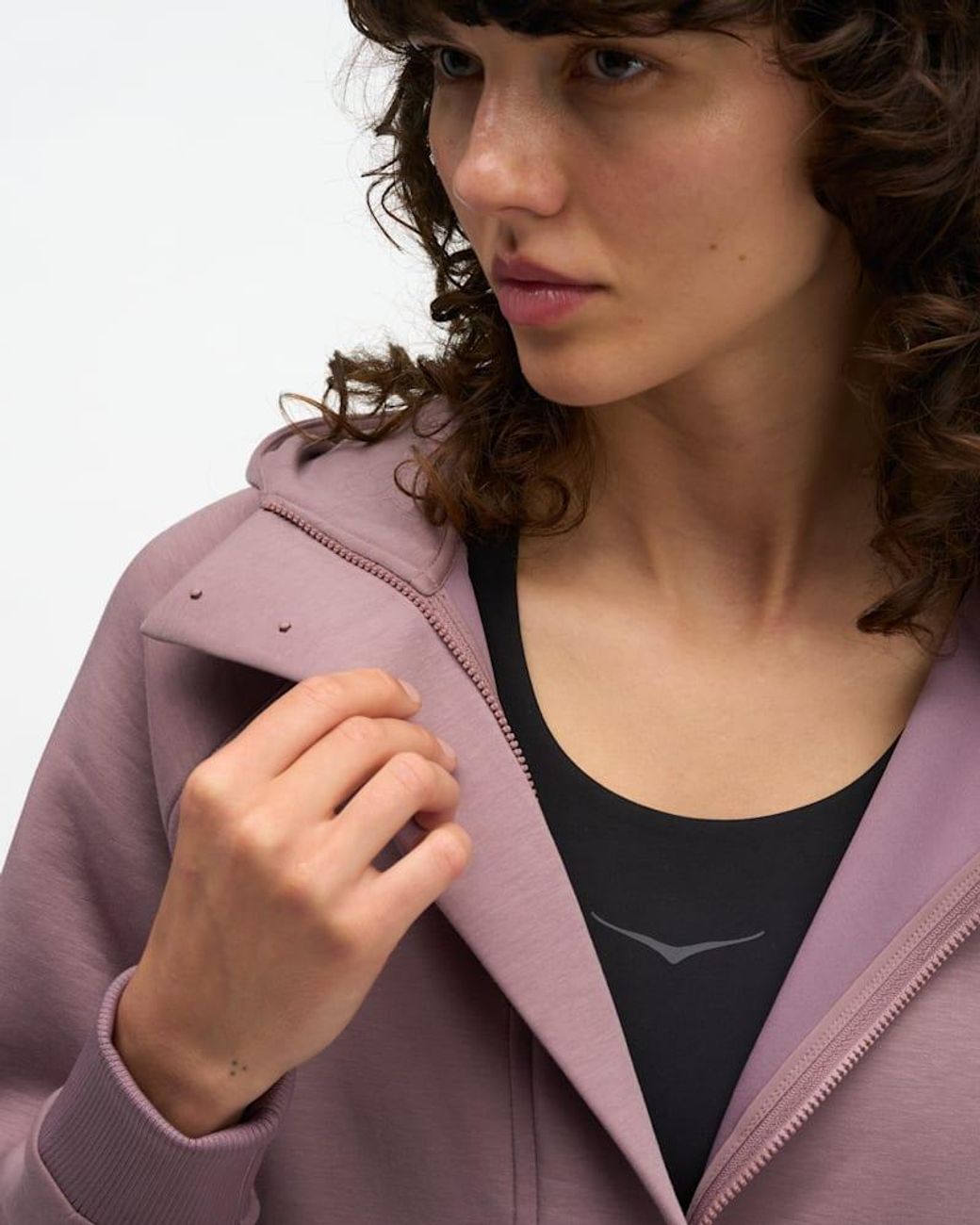 Hoka One One Purple Essential Recovery Hoodie