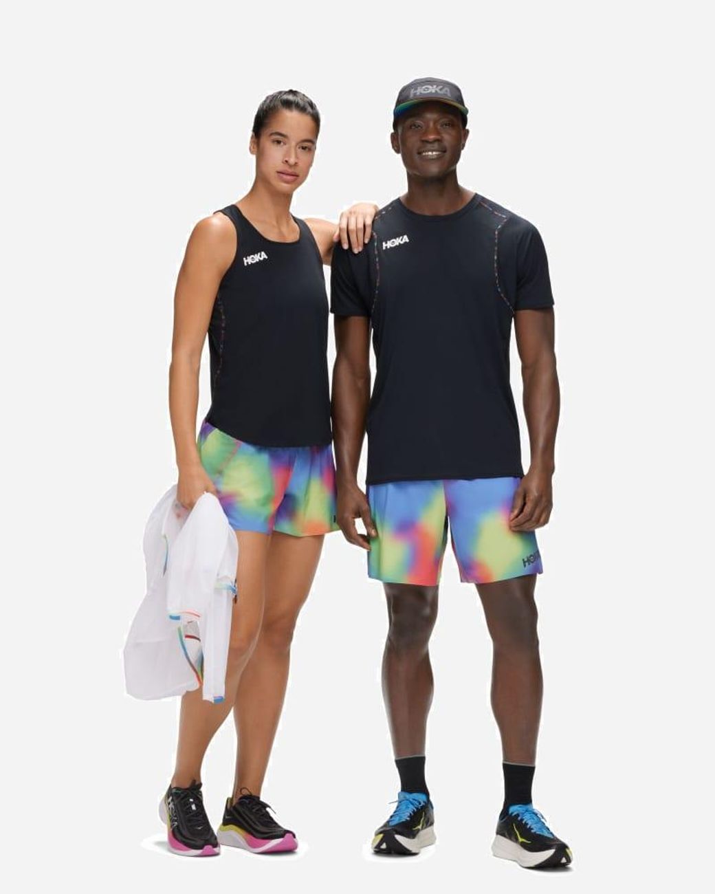 Hoka One One White Skyflow Jacket