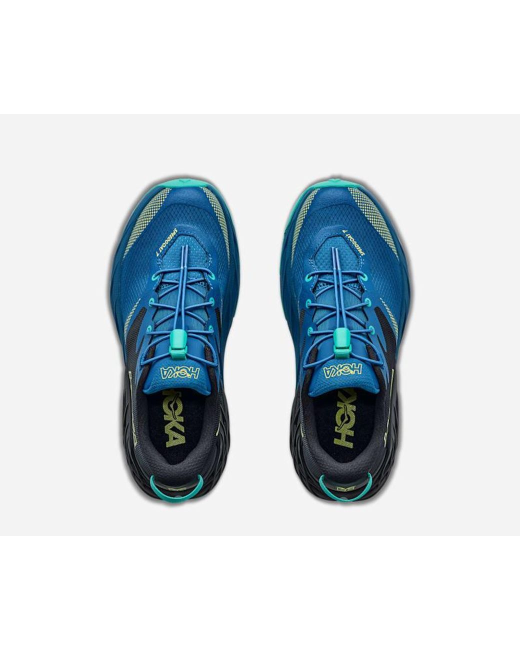 Hoka One One Blue Kid's Speedgoat 7 Trail Shoes