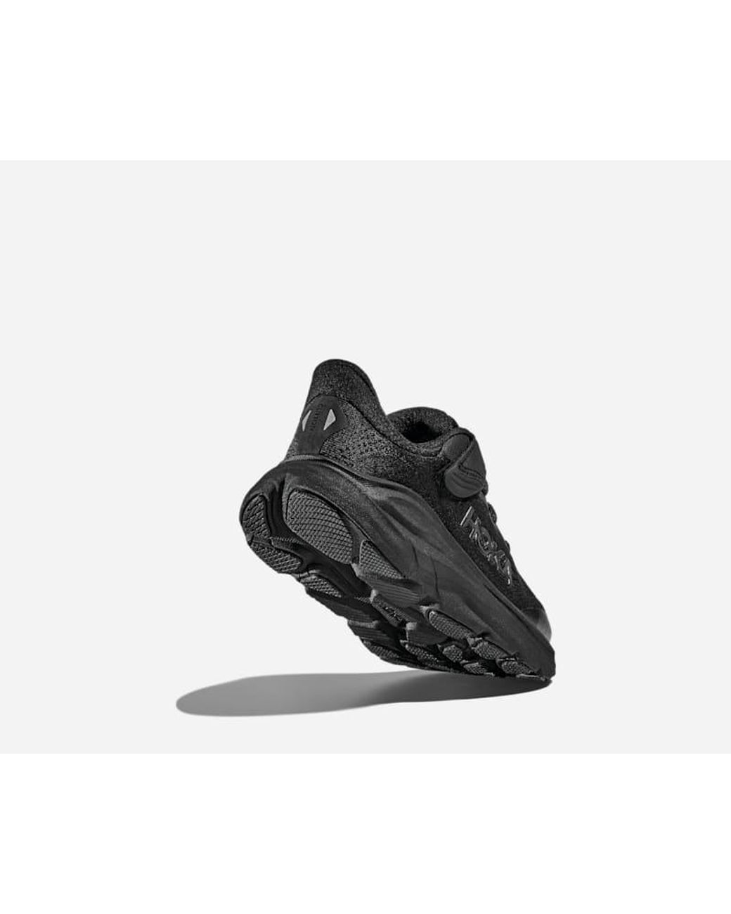 Hoka One One Black Kid's Clifton 10 Road Running Shoes