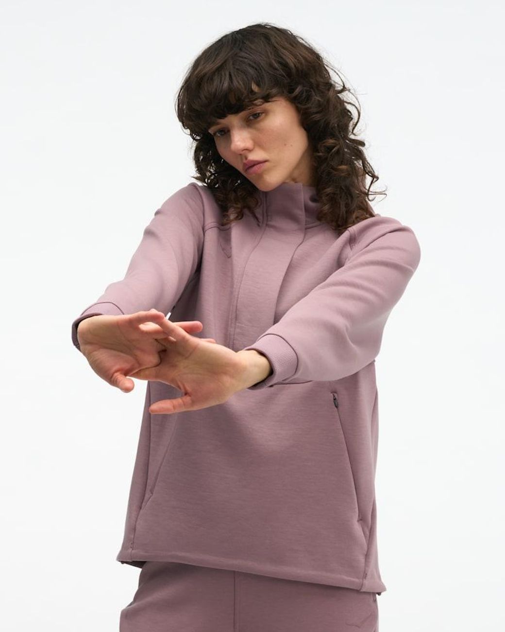 Hoka One One Purple Essential Recovery Hoodie