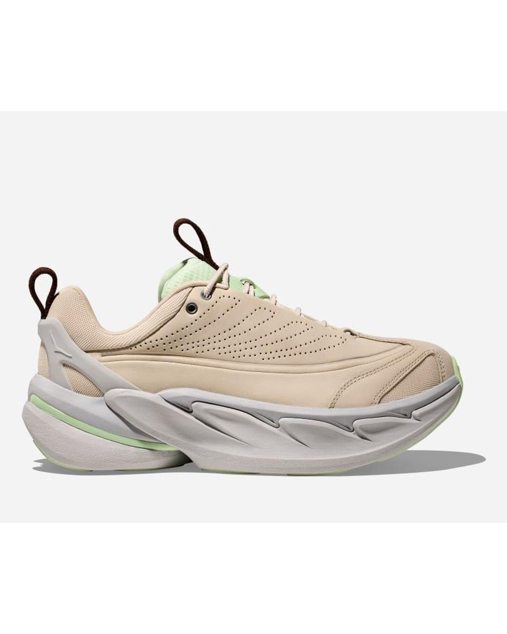 Hoka One One White Elevon X Lifestyle Shoes