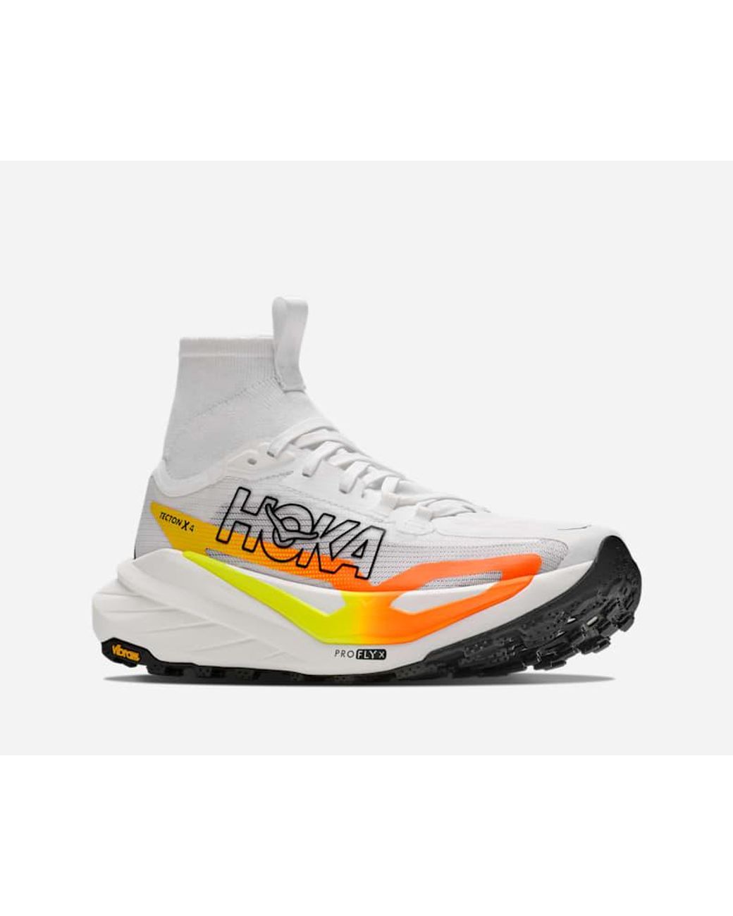 Hoka One One Yellow Tecton X 4 Trail Shoes for men
