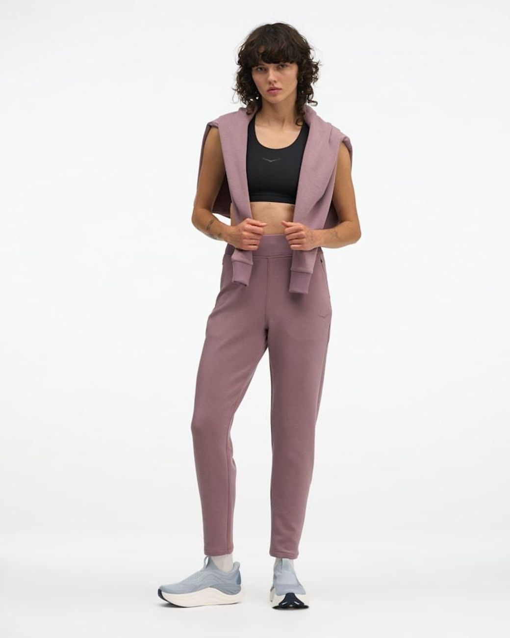 Hoka One One Red Essential Recovery Pant