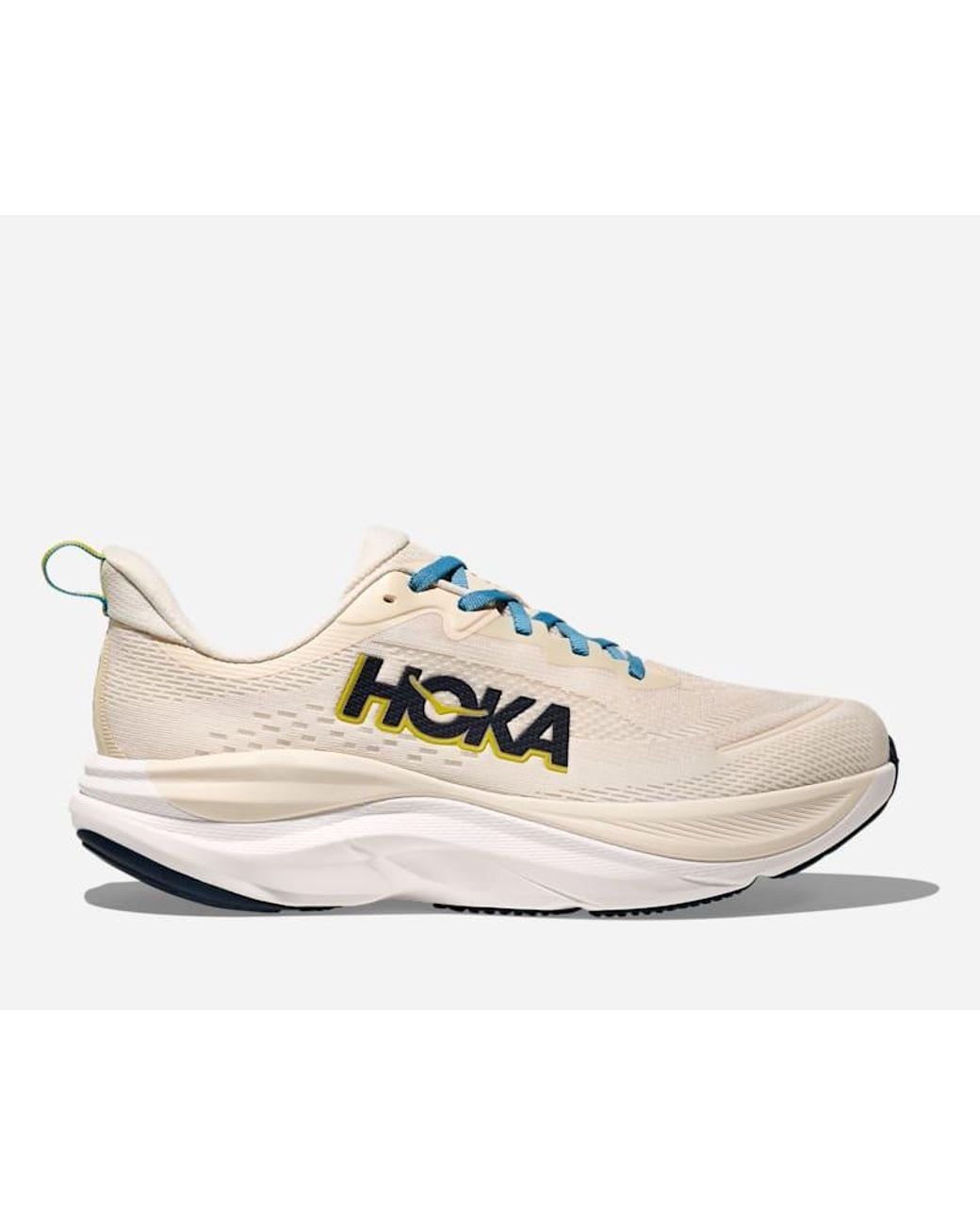 Hoka One One White Skyflow Road Running Shoes for men