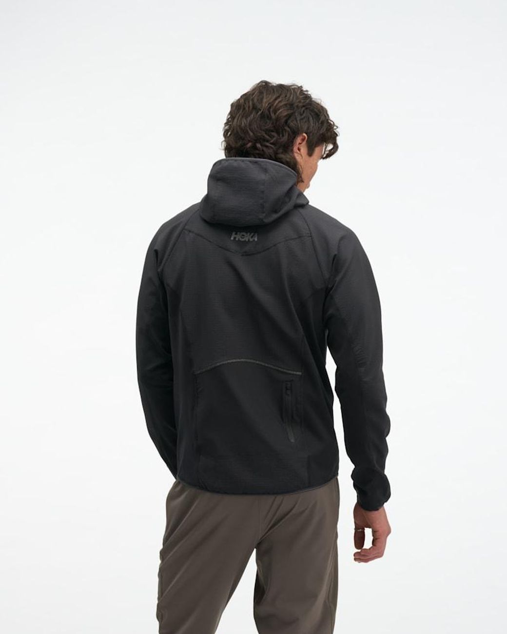 Hoka One One Blue Skyglow Half-zip Jacket for men