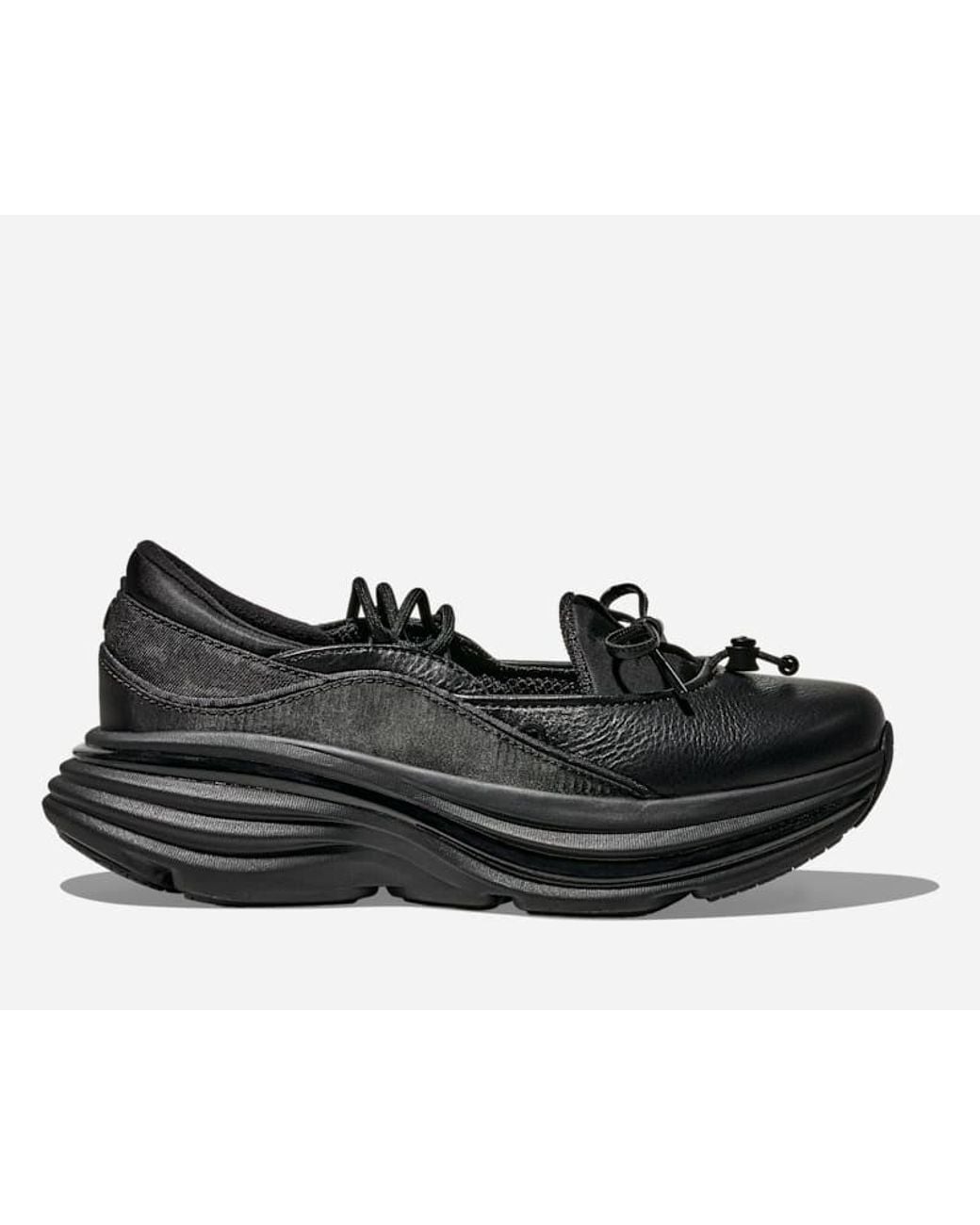 Hoka One One Black Bondi Mary Jane Lifestyle Shoes