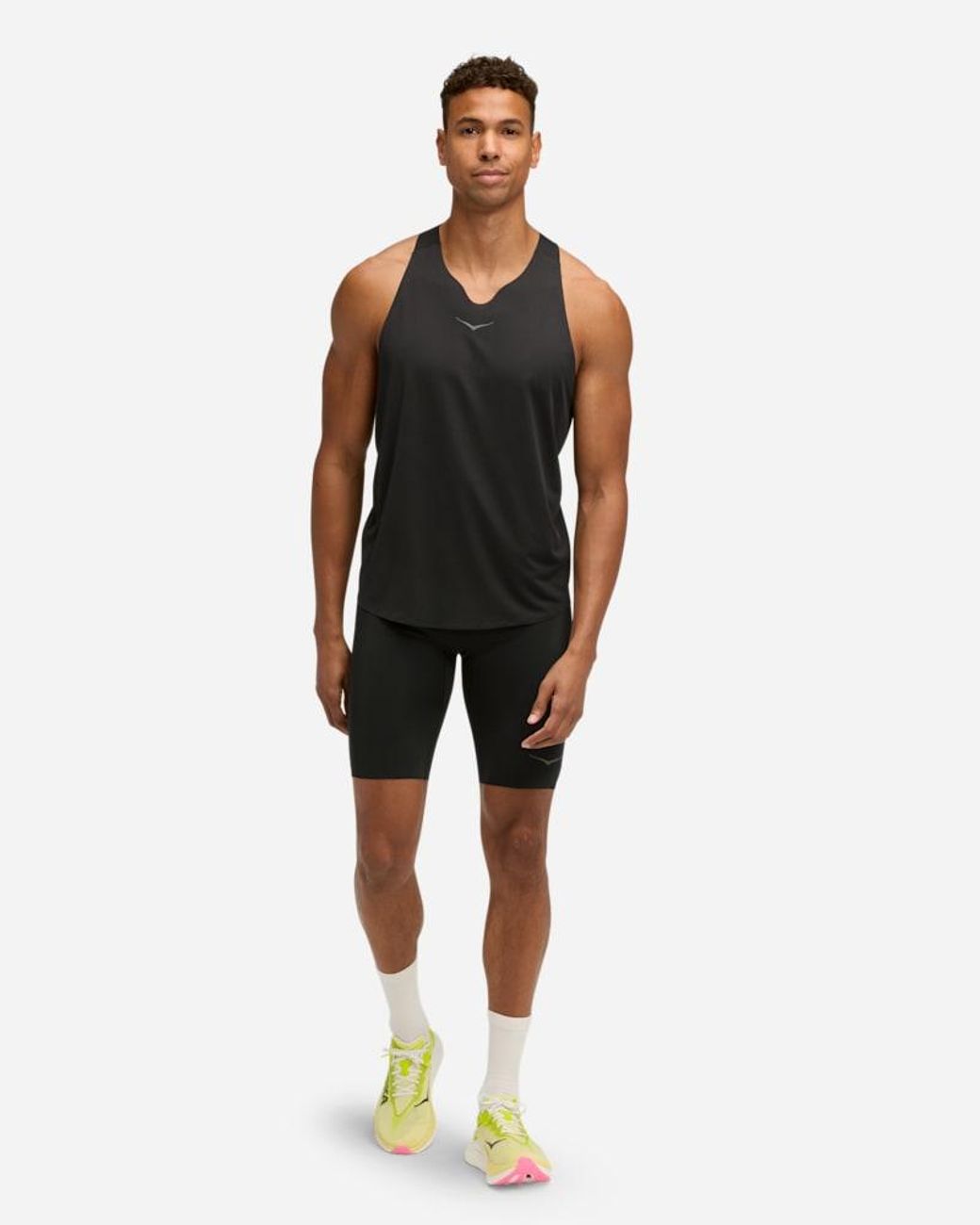 Hoka One One Black Race Day Singlet for men