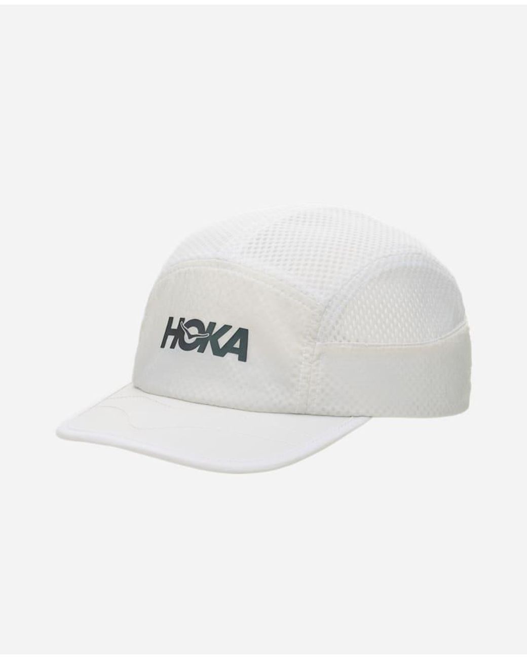 Hoka One One White Trail Run Hat