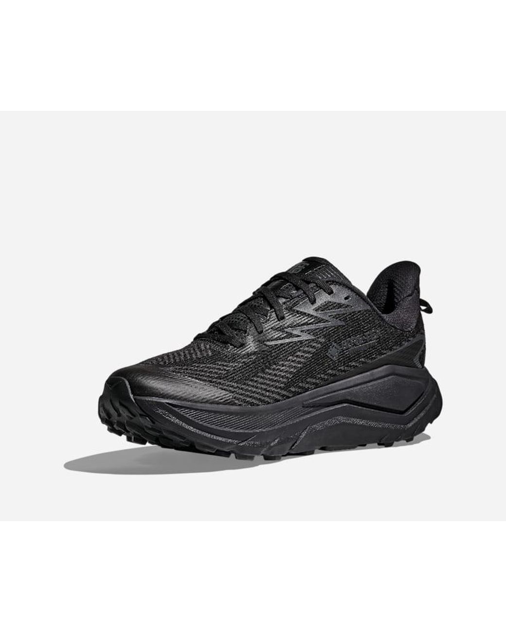 Hoka One One Black Challenger 8 Gore-tex Trail Shoes for men
