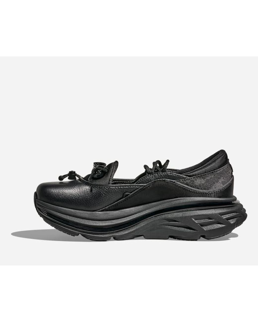 Hoka One One Black Bondi Mary Jane Lifestyle Shoes