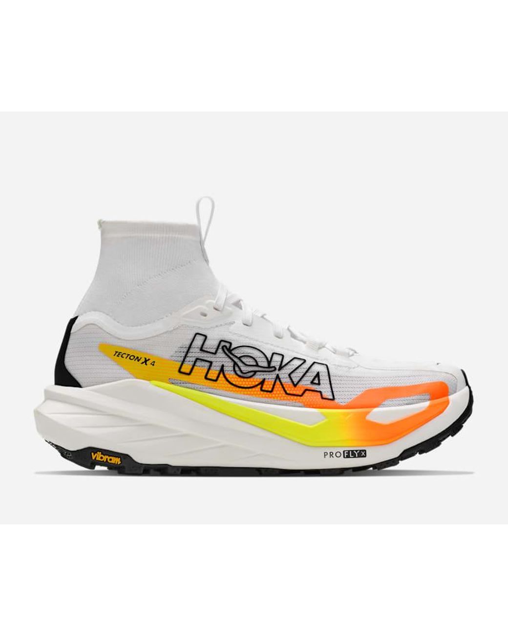 Hoka One One Yellow Tecton X 4 Trail Shoes for men