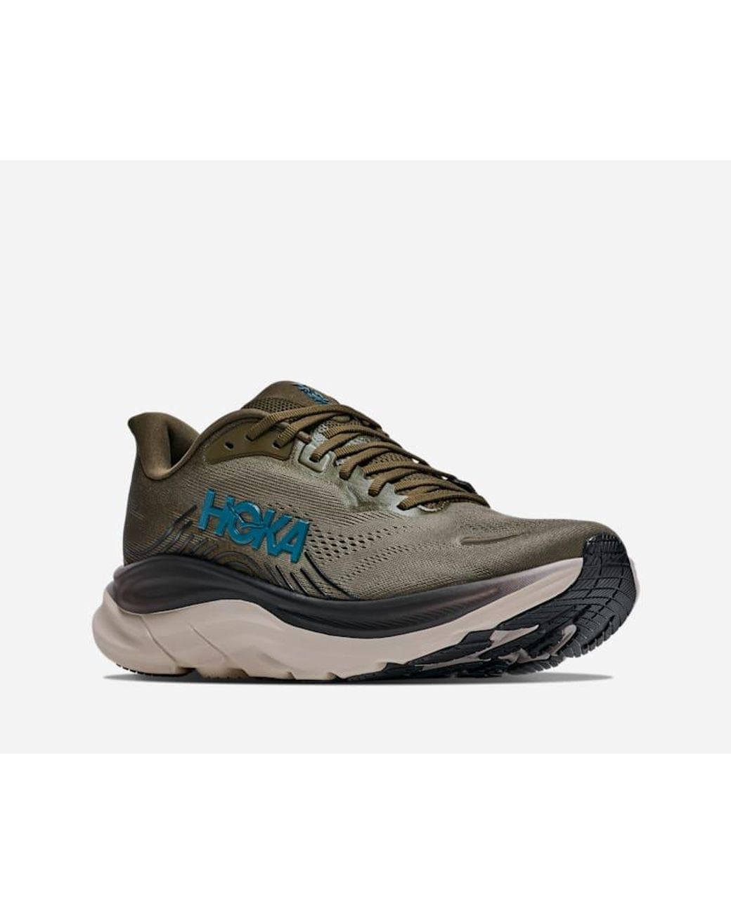 Hoka One One Gray Clifton 11 Road Running Shoes for men
