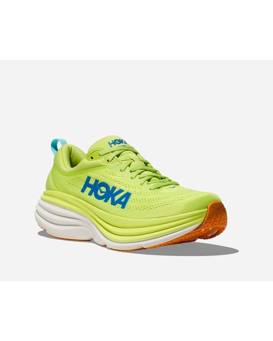 Hoka One One Yellow Bondi 8 Road Running Shoes for men