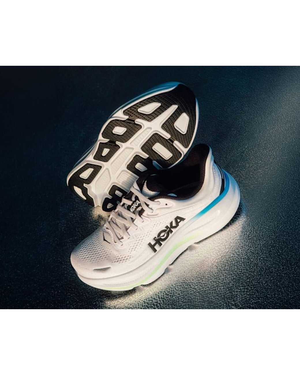 Hoka One One Blue Bondi 9 Road Running Shoes