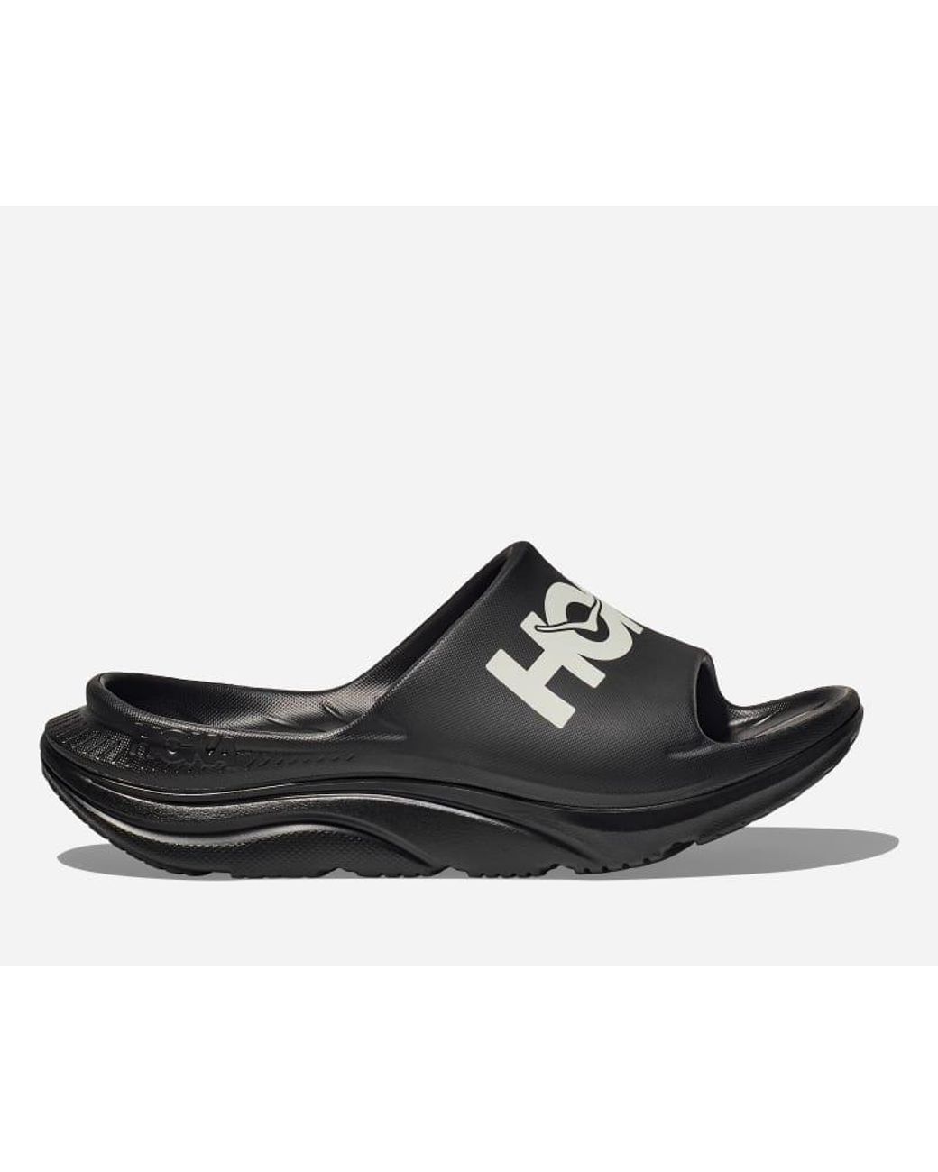 Hoka One One Black Ora Athletic Slide
