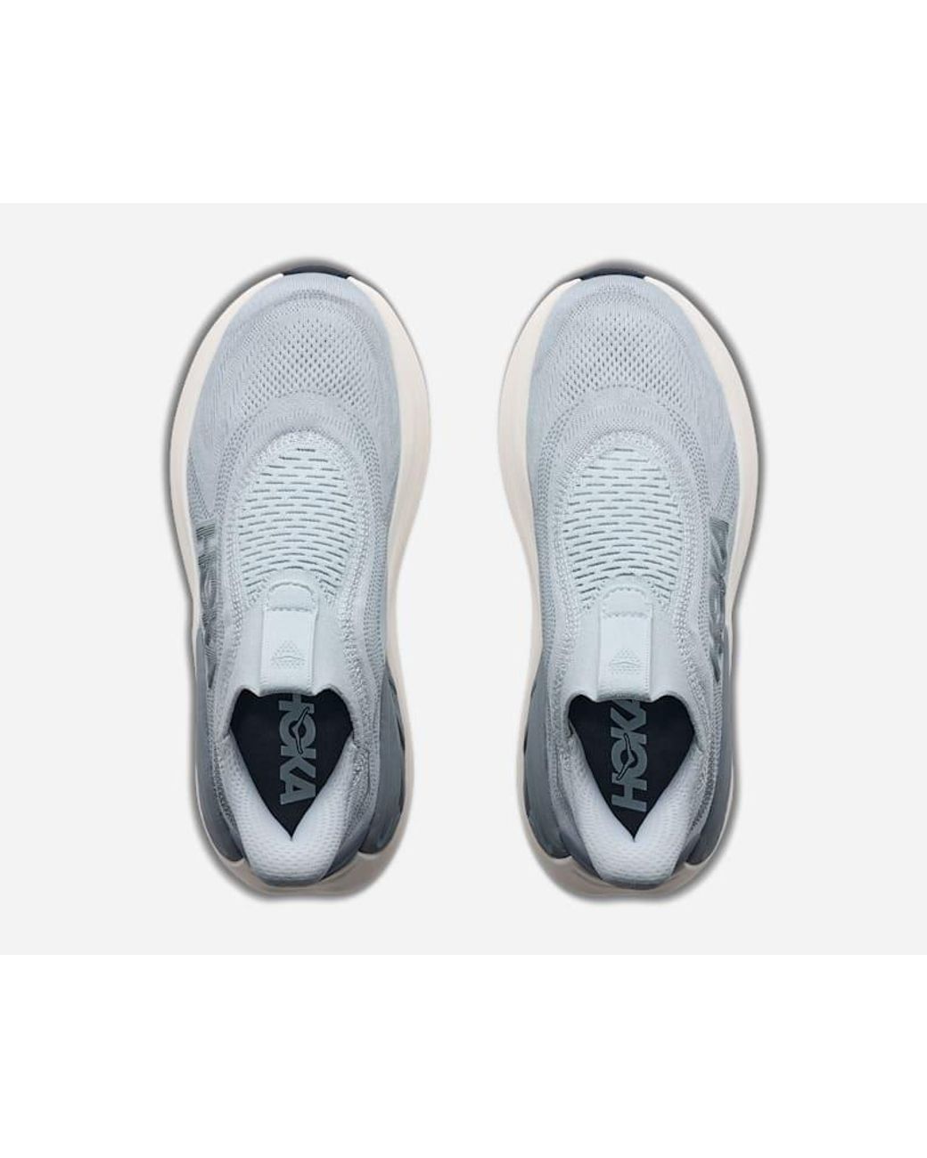 Hoka One One Blue Skyward Laceless Recovery Shoes