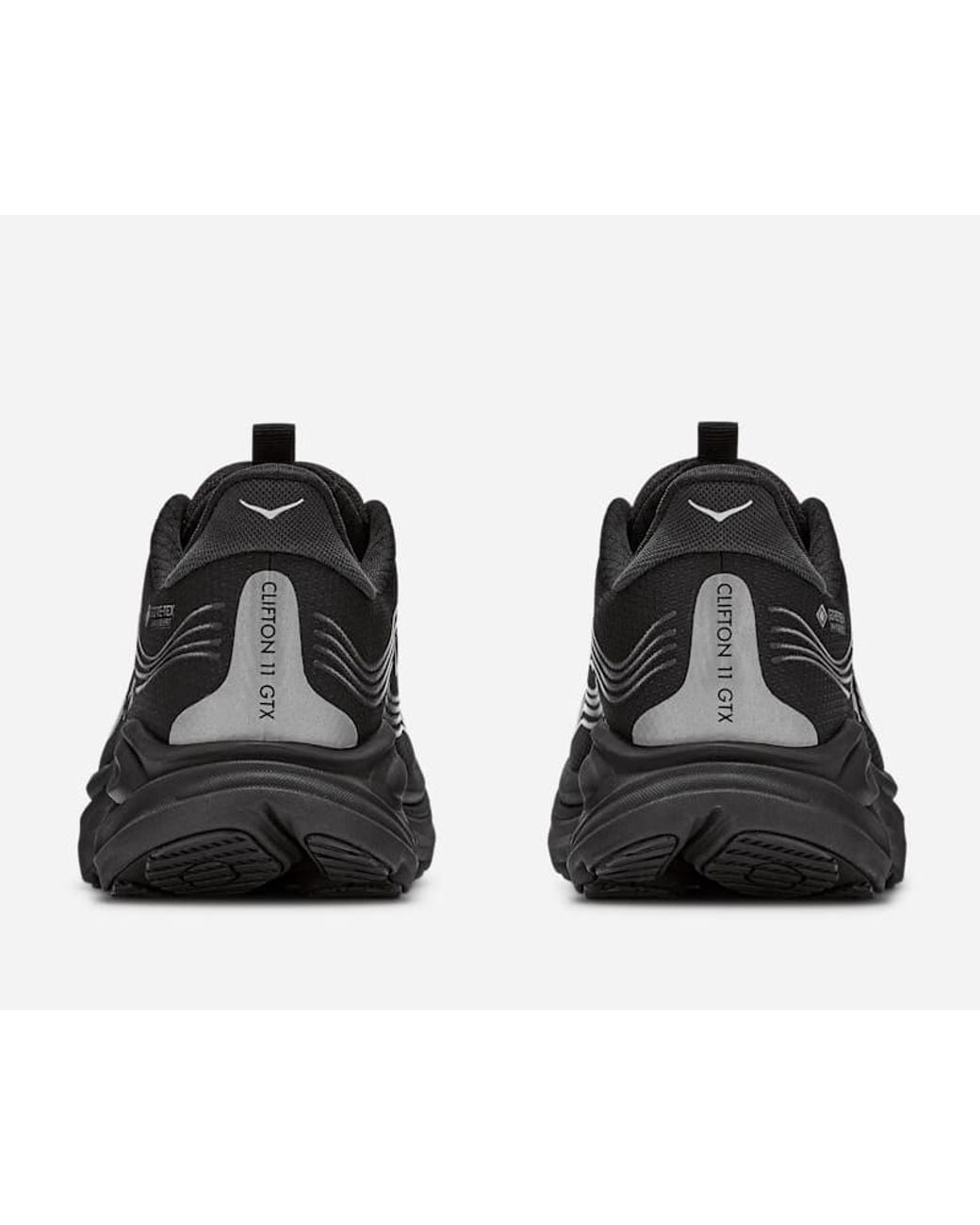 Hoka One One Black Clifton 11 Gore-tex® Road Running Shoes for men