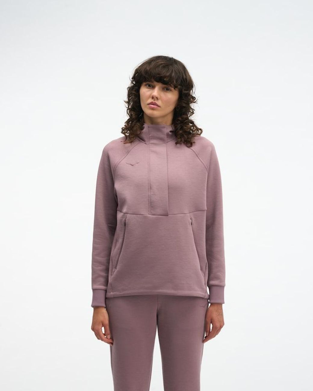 Hoka One One Purple Essential Recovery Hoodie