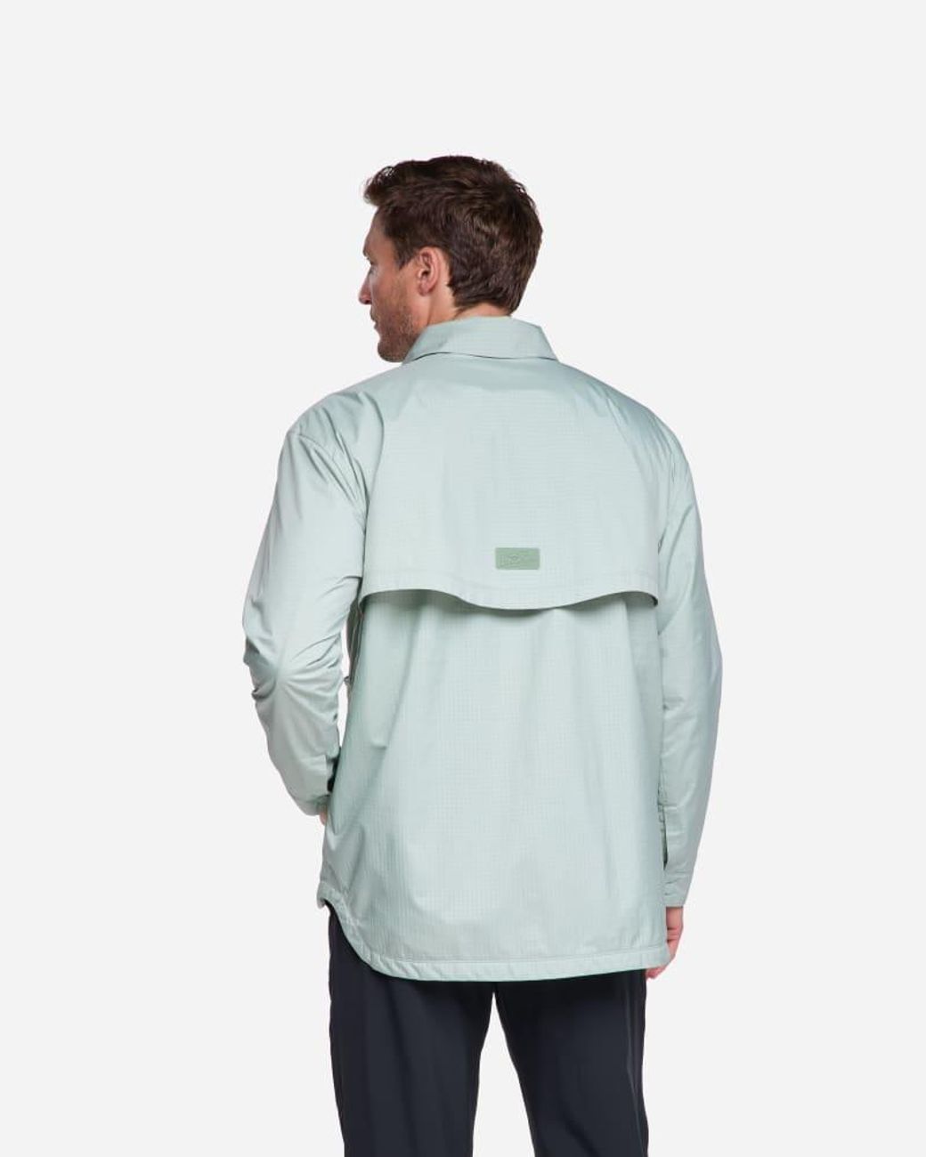 Hoka One One White Outtrail Shirt Jacket