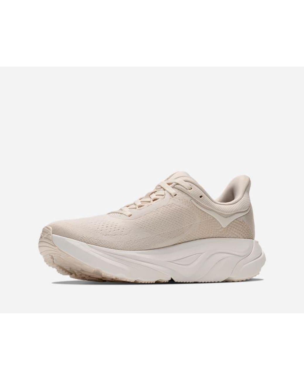 Hoka One One White Arahi 9 Road Running Shoes