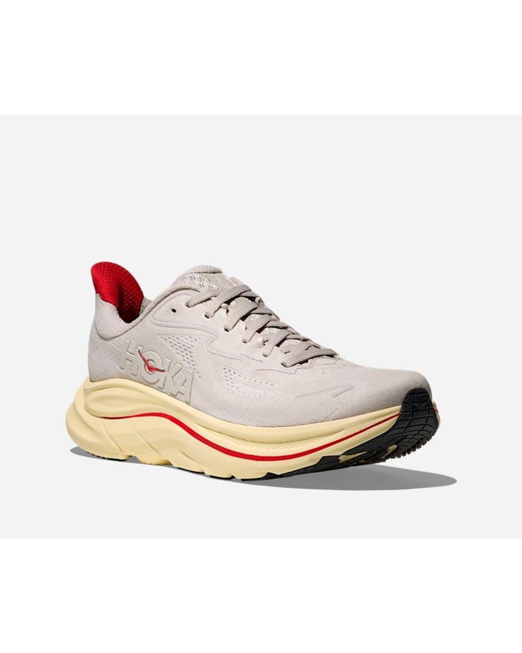 Hoka One One White Clifton 10 Road Running Shoes