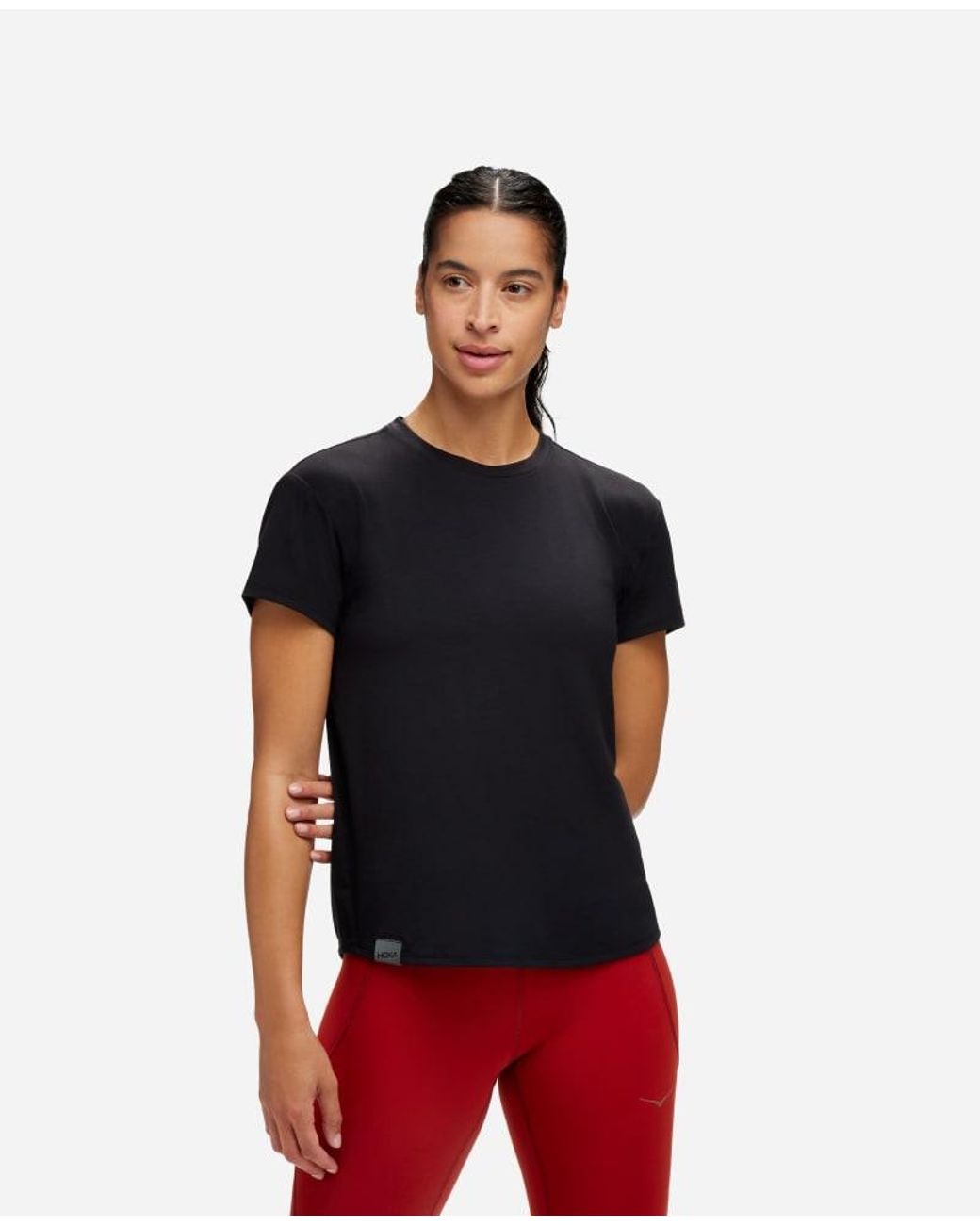 Hoka One One Red Essential T-shirt