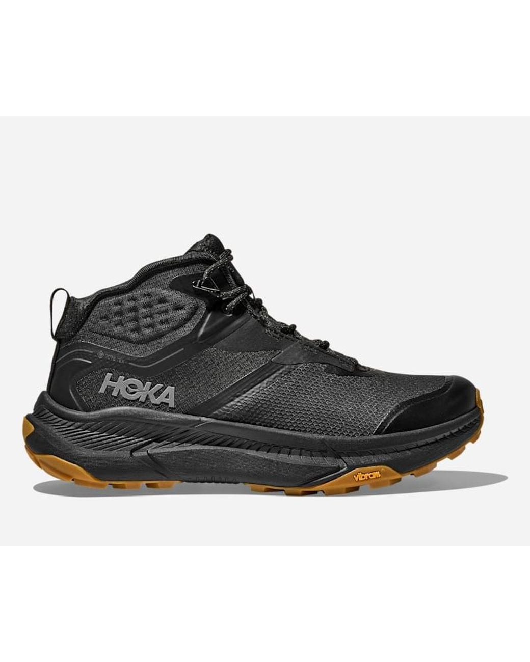 Hoka One One Black Transport Hike Gore-tex Hiking Shoes for men