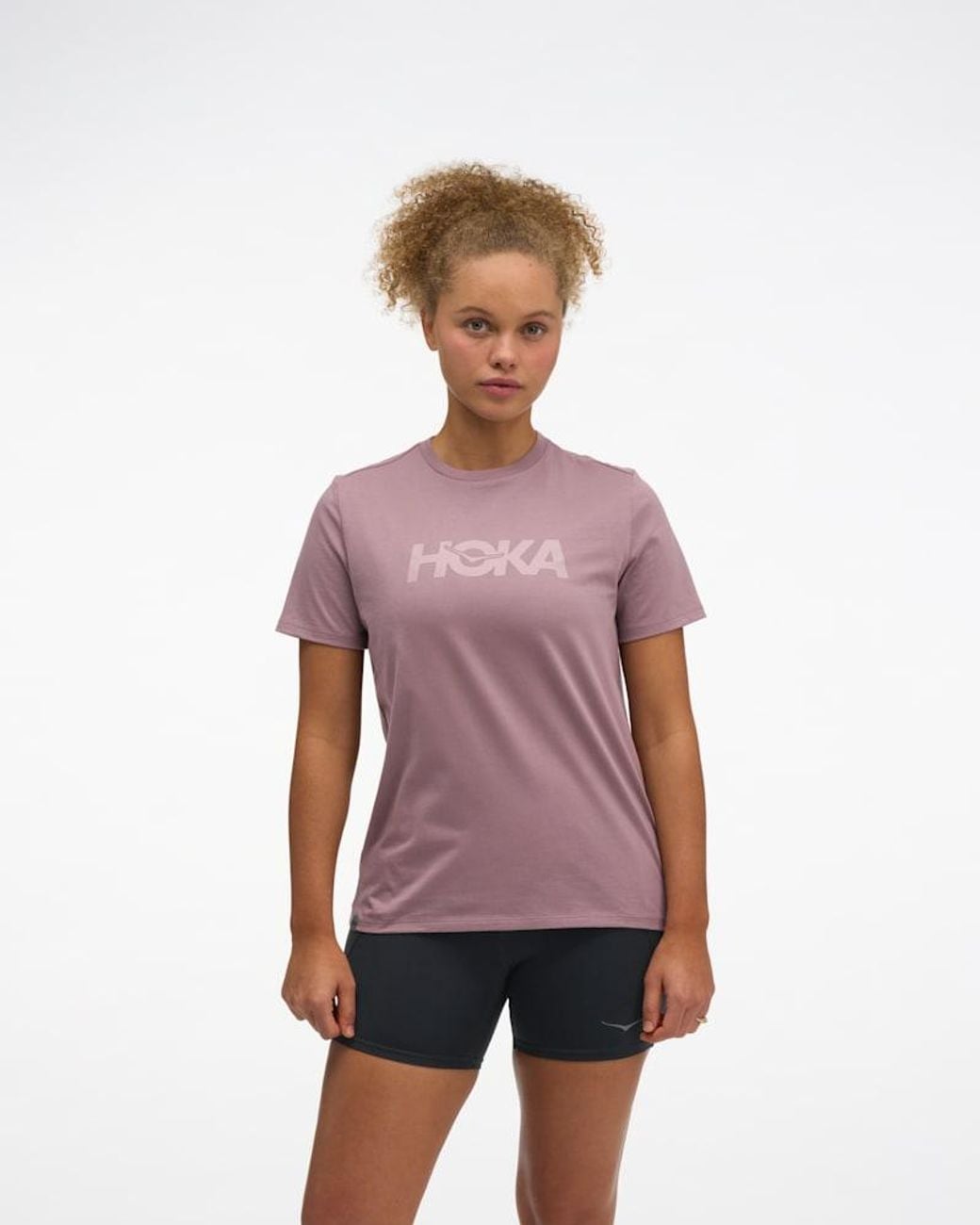 Hoka One One Purple Core Logo Graphic T-shirt