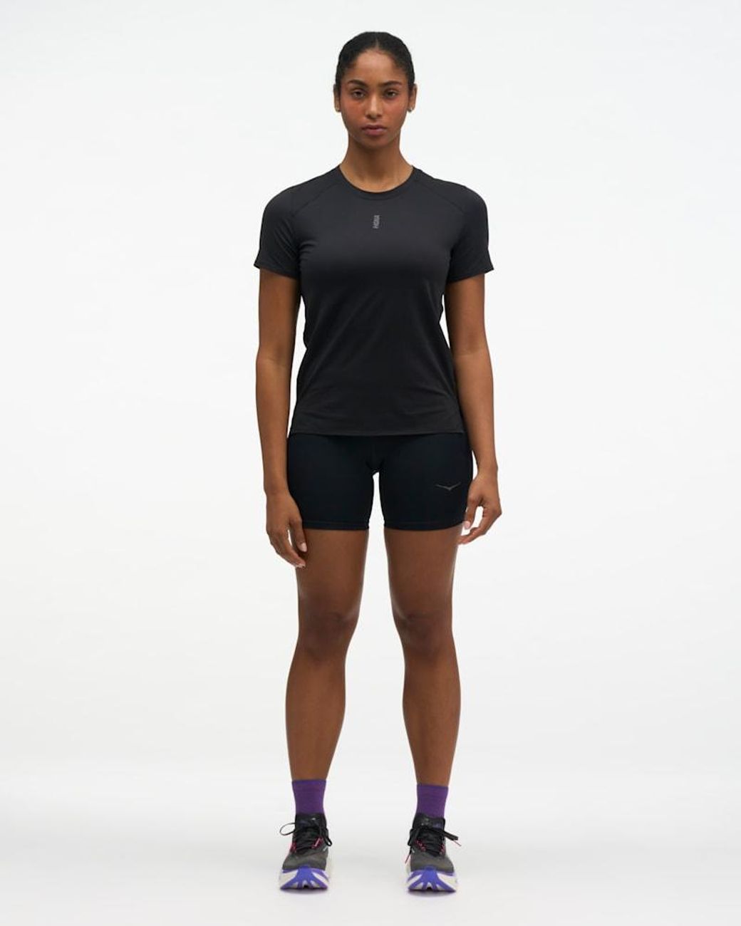 Hoka One One Blue Everyrun Short Sleeve Top
