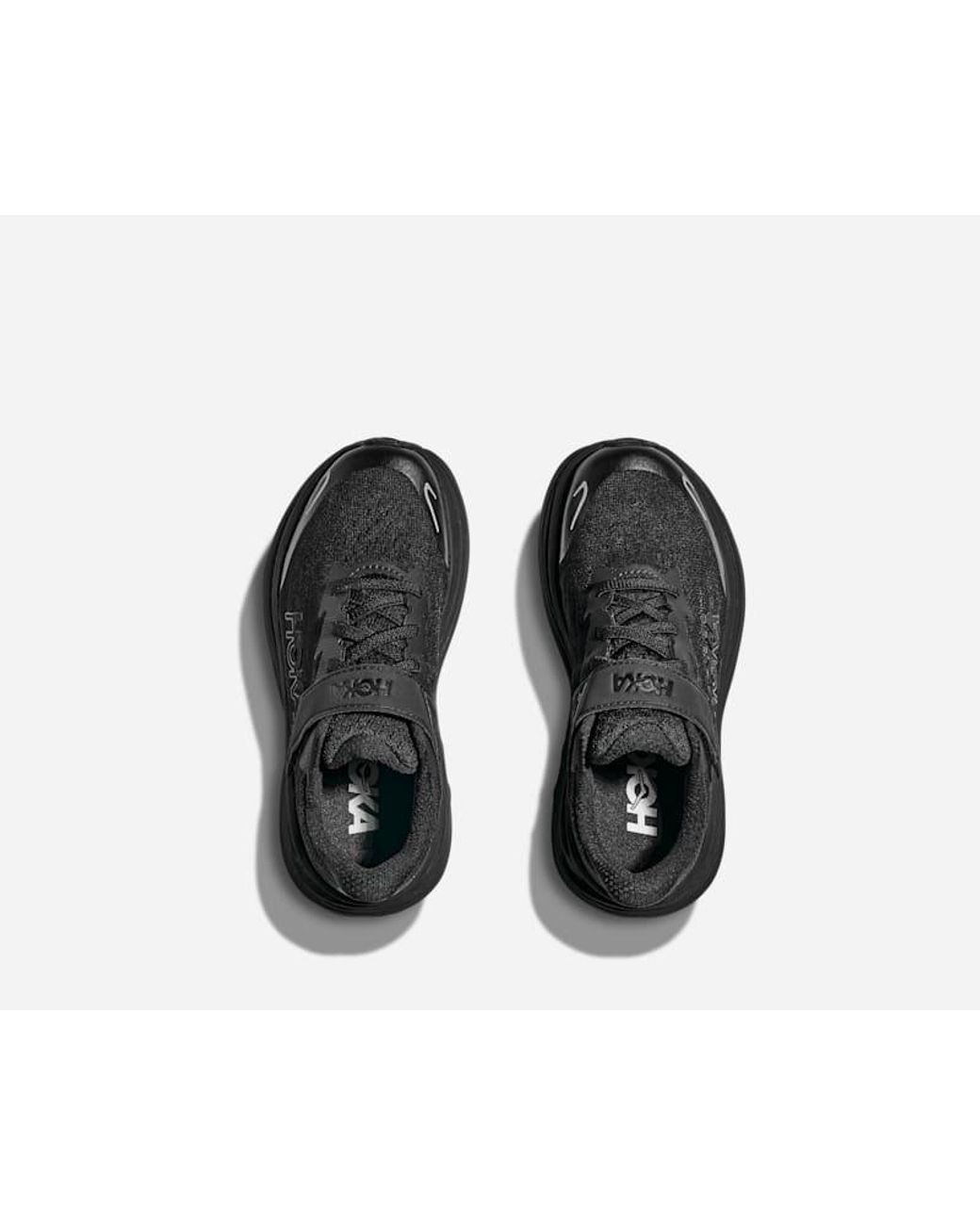 Hoka One One Black Kid's Clifton 10 Road Running Shoes