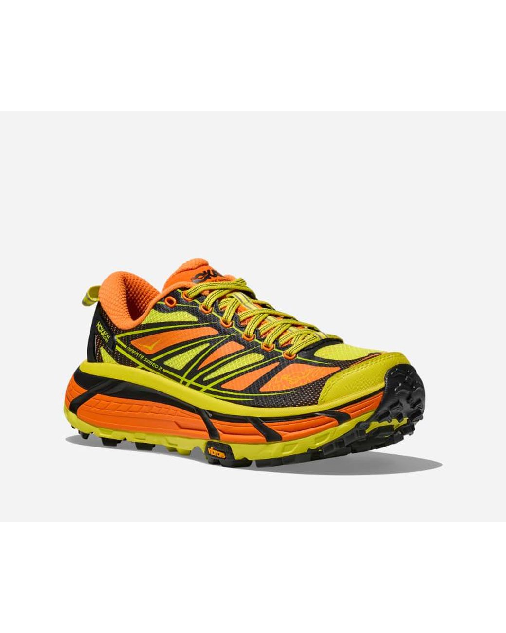 Hoka One One Yellow Mafate Speed 2 Lifestyle Shoes