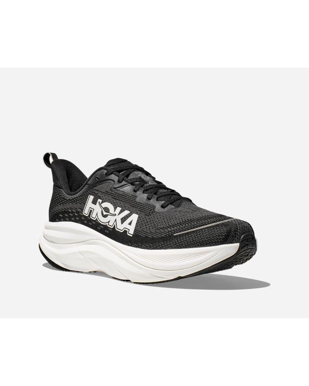 Hoka One One Black Skyflow Road Running Shoes for men