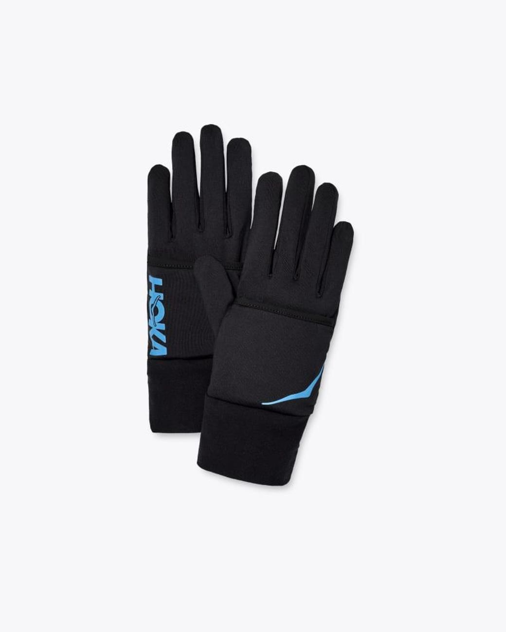 Hoka One One Black Coldsnap Fleece Gloves