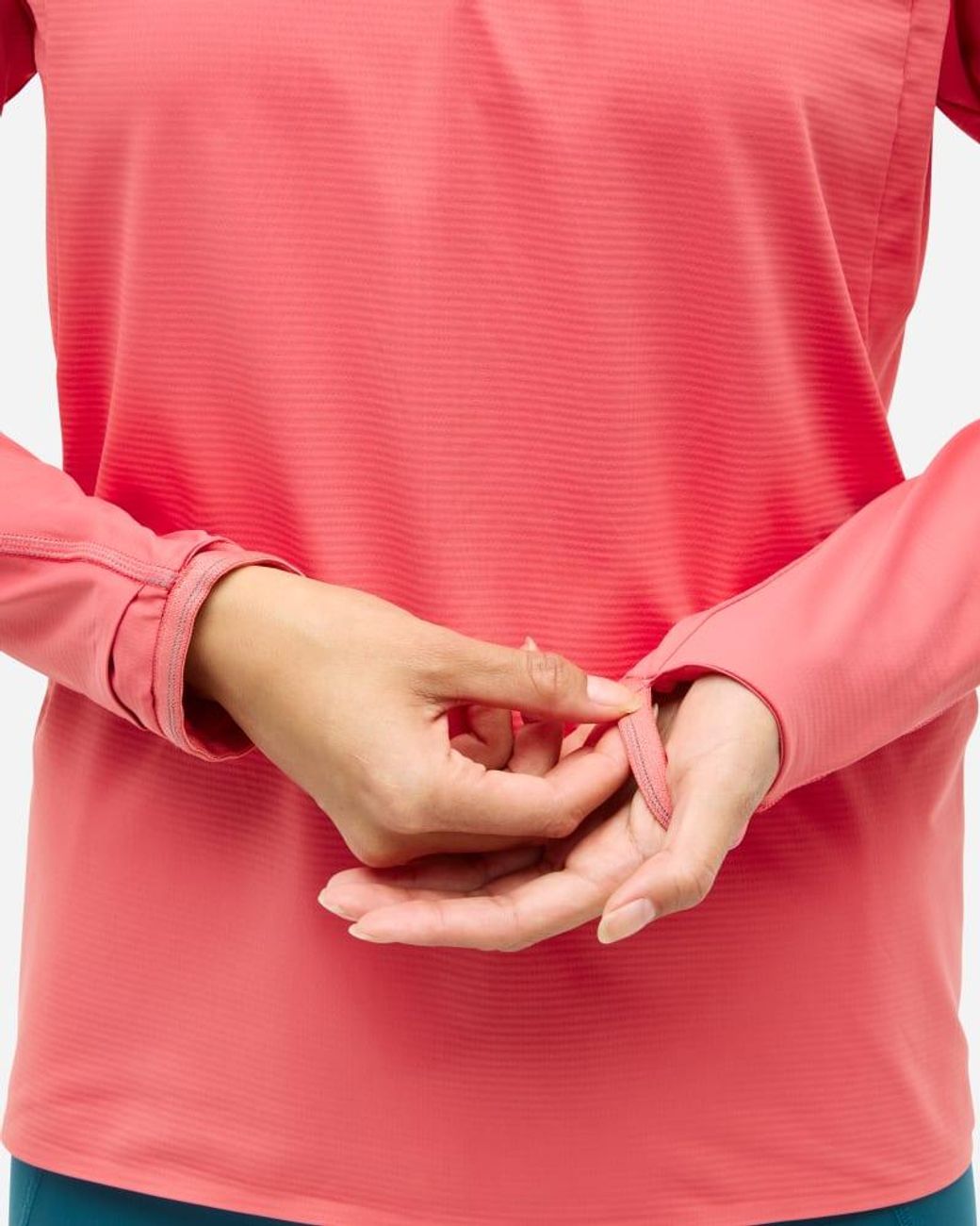 Hoka One One Red Glidetech Quarter Zip Jacket