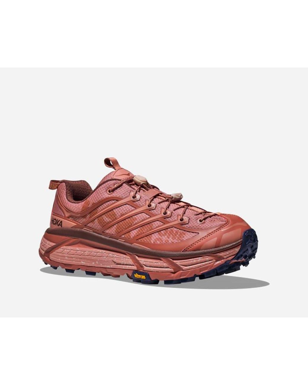 Hoka One One Red Mafate Three2 Lifestyle Shoes