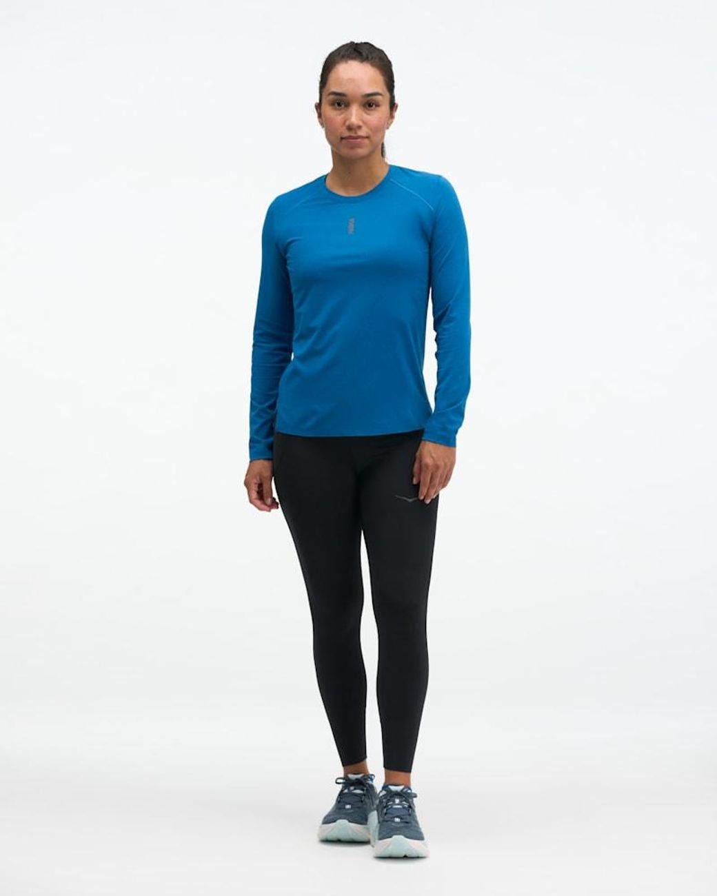 Hoka One One Blue Everyrun Long Sleeve Top