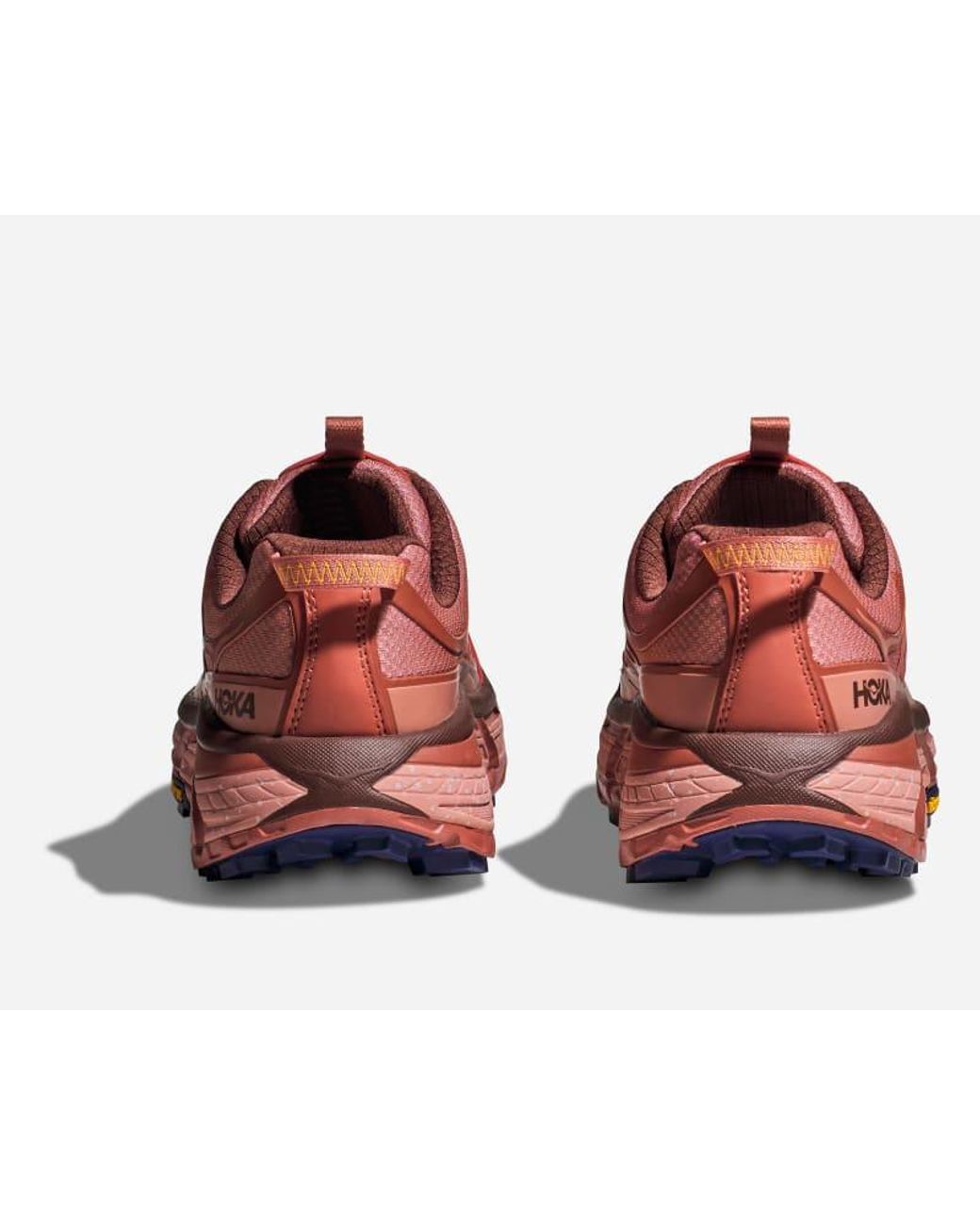 Hoka One One Red Mafate Three2 Lifestyle Shoes