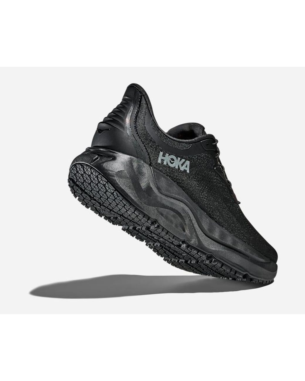 Hoka One One Black Arahi Sr Walking Shoes for men