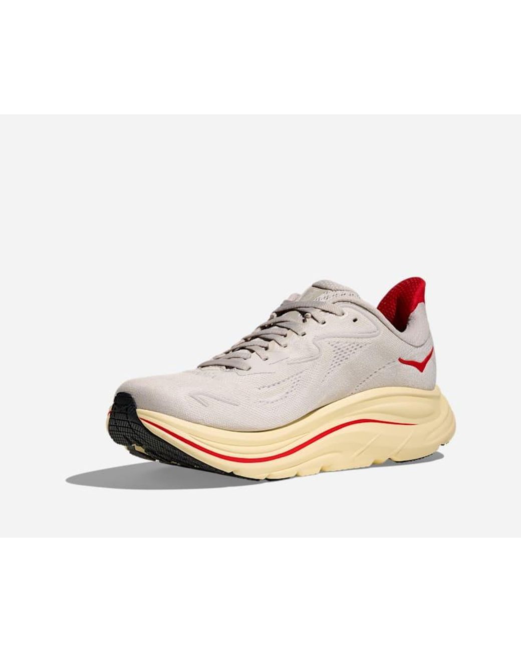Hoka One One White Clifton 10 Road Running Shoes