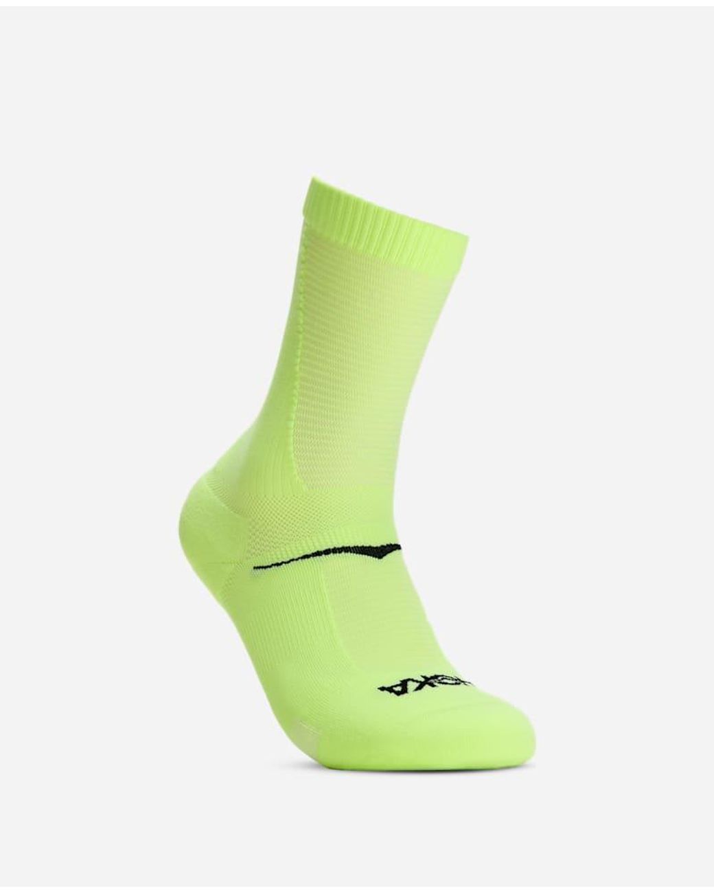 Hoka One One Green Race Day Crew Sock