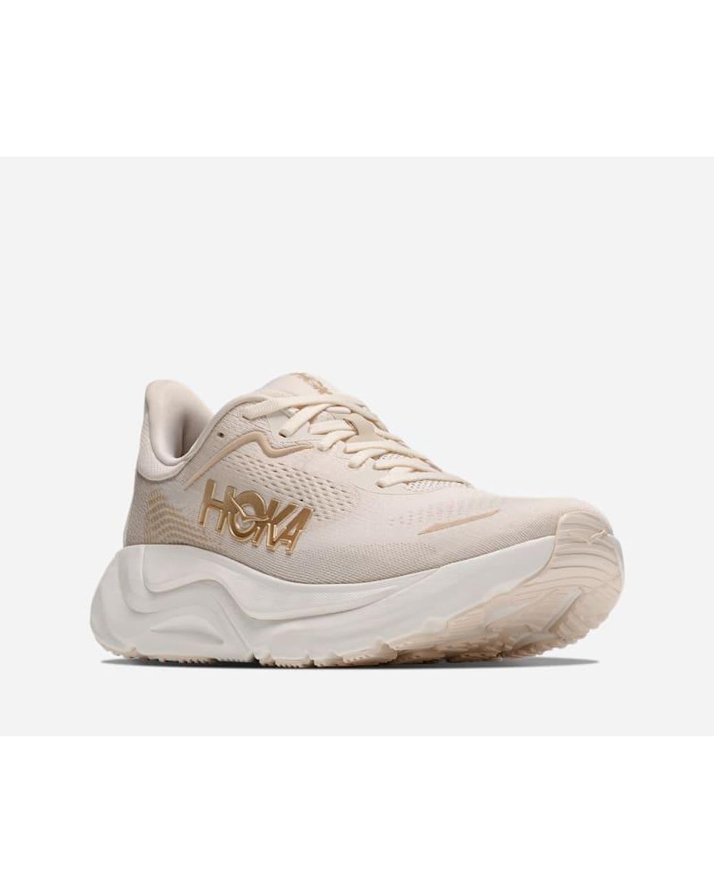 Hoka One One White Arahi 9 Road Running Shoes