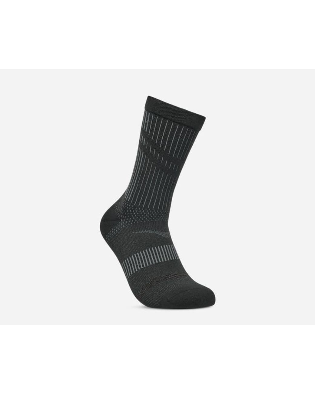 Hoka One One Black Trail Run Crew Sock